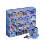 Really Useful Aufbewahrungsbox 16x 0,14 Liter 280x224x65mm transparent weiß