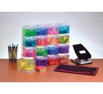 Really Useful Box cube mural, avec 16 boîtes de 0,14 l, multicolor