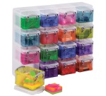 Really Useful Box cube mural, avec 16 boîtes de 0,14 l, multicolor