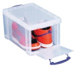 Boîte de rangement Really Useful 14 litre 395x255x210mm transparent blanc