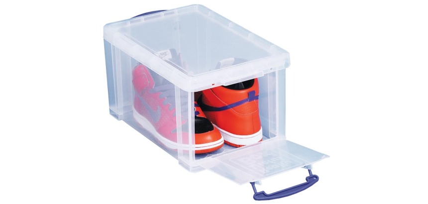 Really Useful 14 Litre Storage Box 395x255x210mm Transparent White