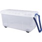 Really Useful Box boîte de rangement sur roulettes 160 l, transparent