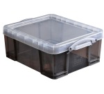 Really Useful Box boîte de rangement 18 l, transparant fumé
