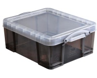 Really Useful Box boîte de rangement 18 l, transparant fumé