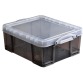 Really Useful Box boîte de rangement 18 l, transparant fumé