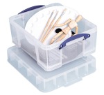 Really Useful Box boîte de rangement 18 litres XL, transparent