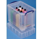 Really Useful Storage Box 19 litres 395x255x330mm transparent white