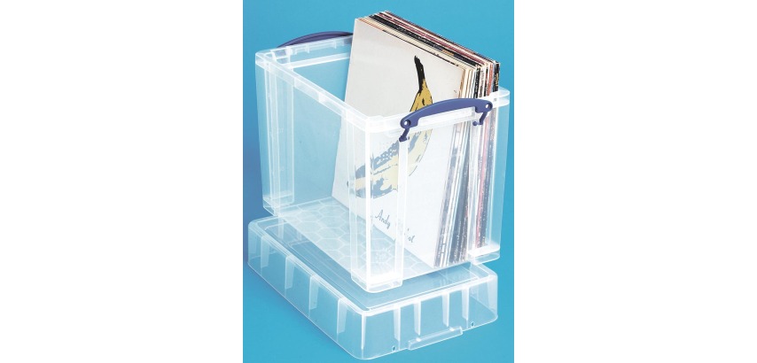 Really Useful Aufbewahrungsbox 19 Liter 395x255x330mm transparent weiß