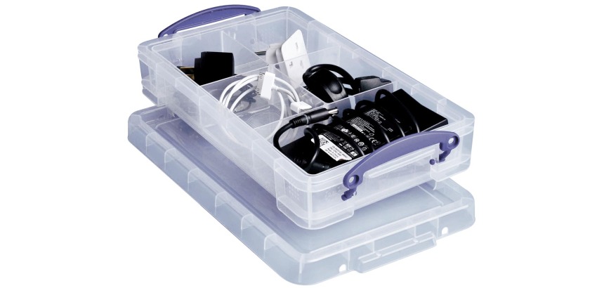 Really Useful Box boîte de rangement 2,5 l, transparent