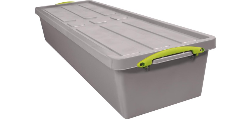 Really Useful Box Recycled storage box 23 L, stackable, grey