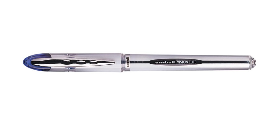 Uni Ball Vision Elite 200 roller, schrijfbreedte 0,6 mm, punt 0,8 mm, blauw