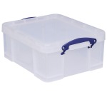 Really Useful Box boîte de rangement 21 l, transparent