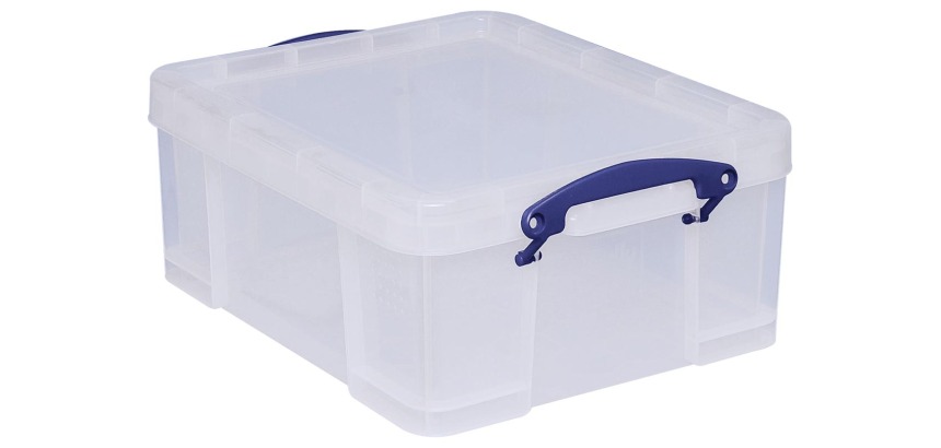 Really Useful Box boîte de rangement 21 l, transparent