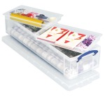 Really Useful Box opbergdoos 22 liter met 2 dividers, transparant