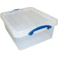 Really Useful Box boîte de rangement 23,5 l, emboîtable, transparent