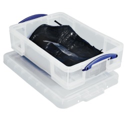 Really Useful Box opbergdoos 24,5 liter, transparant