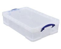 Really Useful Box storage box 33 L, transparent