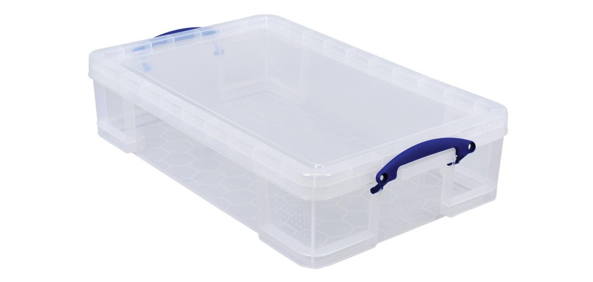 Really Useful Box boîte de rangement 33 l, transparent