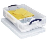 Really Useful Box boîte de rangement 33 l, transparent
