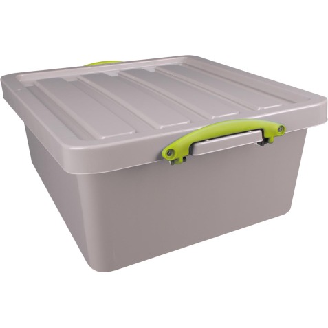 Really Useful Box Recycled opbergdoos 31,5 l, nestbaar, grijs