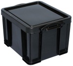 Really Useful Box storage box 35 L, recycled, black