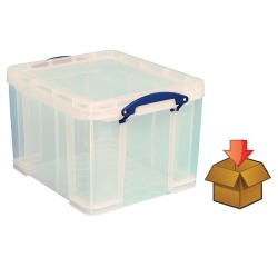 DE_RUB 35L TRANSP CARDBOARD