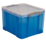 Opbergbox Really Useful 35 liter 480x390x310 mm transparant blauw