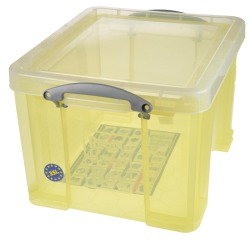 EN_RUB 35L TRANSPARENT JAUNE