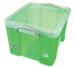 Really Useful Box boîte de rangement 35 l, vert transparent