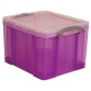 Really Useful Box opbergdoos 35 liter, transparant paars