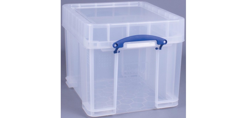 Really Useful Storage Box 35 Liters 480x390x345mm Clear White