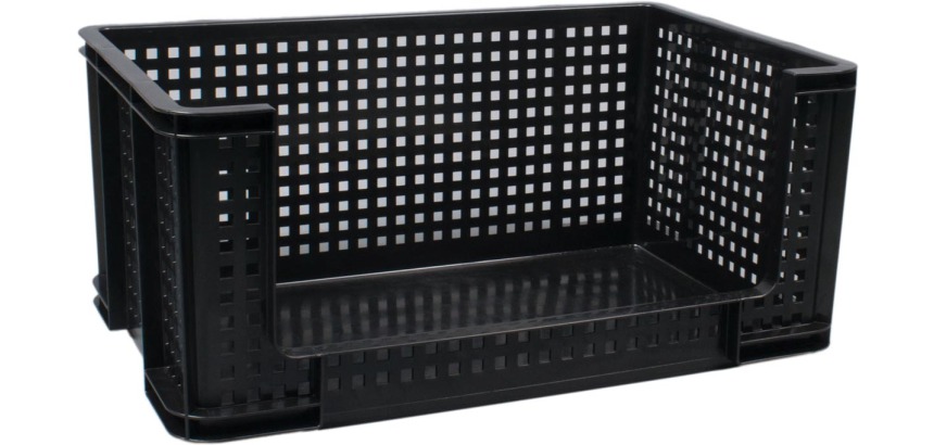 Really Useful Box bac de rangement 64 litres, noir
