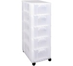 Really Useful Box ladenblok 5 x 12 l, transparant