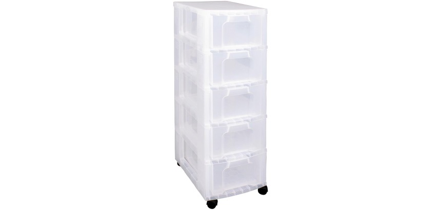 Really Useful Box ladenblok 5 x 12 l, transparant