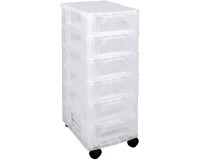 Really Useful Box tiroir 6 x 3,5 l, transparent