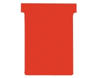 Nobo fiches T indice 3, ft 120 x 92 mm, rouge