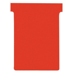 Nobo fiches T indice 3, ft 120 x 92 mm, rouge