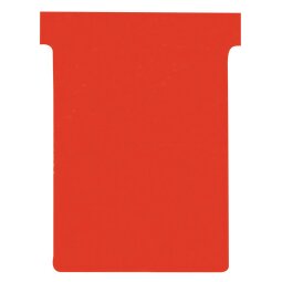 Nobo fiches T indice 3, ft 120 x 92 mm, rouge