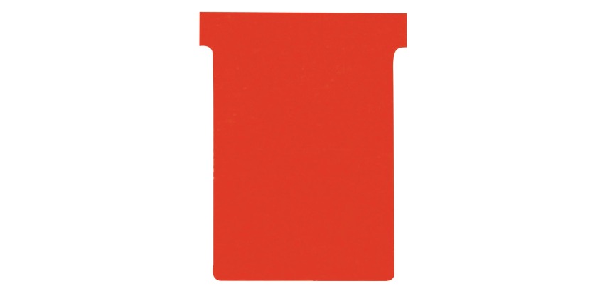 Nobo T-planbordkaarten index 3, ft 120 x 92 mm, rood