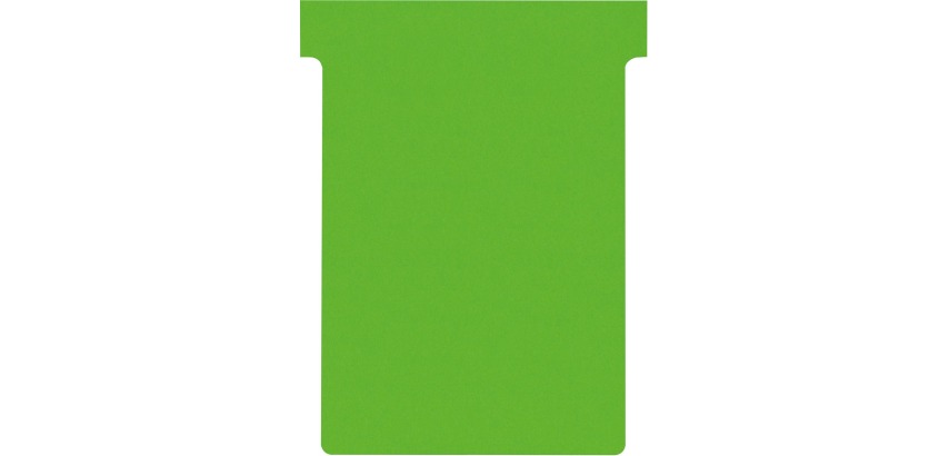 Nobo index cards T size 3, 120 x 92 mm, green