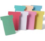 T-kaart Nobo nr.4 112mm wit 100 stuks