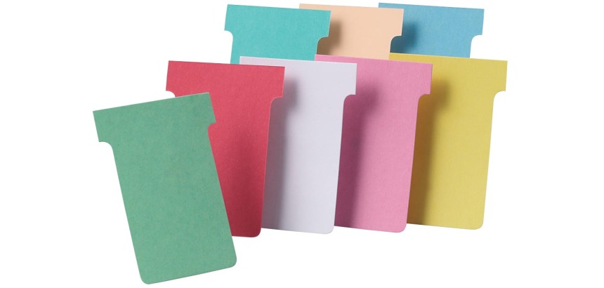 Nobo fiches T indice 4, ft 180 x 124 mm, vert