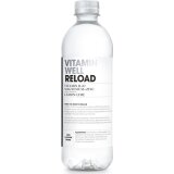 Vitamin Well vitaminewater Lemon & Lime, flesje van 0,5 L, pak van 12