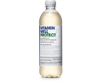 Vitamin Well eau vitaminée Protect (Mango & Ananas), bouteille de 0,5 L, paquet de 12