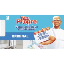 Eponge gomme magique Original Mr Propre - Paquet de 3