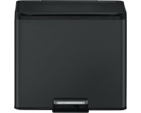 Eko Essential Recycler poubelle à pédale 20 + 9 l, noir