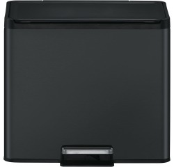 Eko Essential Recycler poubelle à pédale 20 + 9 l, noir