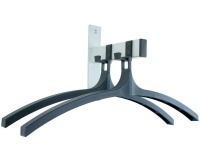 V-part wandgarderobe, 2 haken met hangers