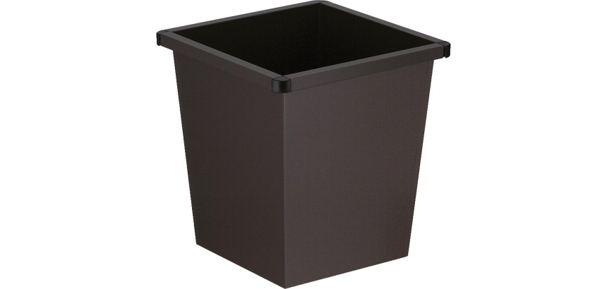 V-Part corbeille à papier, 27 litres, noir