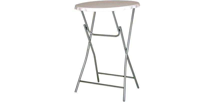 V-part statafel, wit